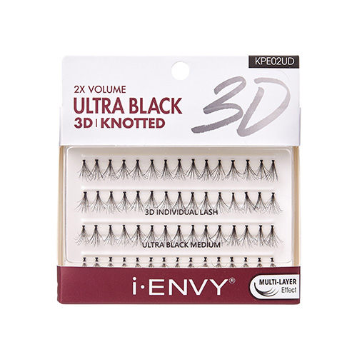 Ultra Black 3D Knotted Individual Lash (70pcs)