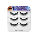 100% Human Hair Lashes Trio Pack