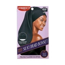 Silky Wide Edge Braid Bonnet