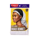 2-in-1 Satin Braid Bonnet
