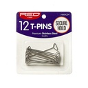 T-Pins Silver Metal (12pcs)