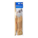 Round Acrylic Brush Set