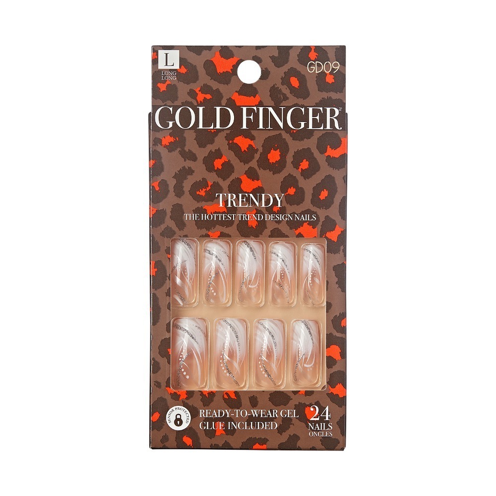 Trendy Glue-On False Nails - Children Sleepin