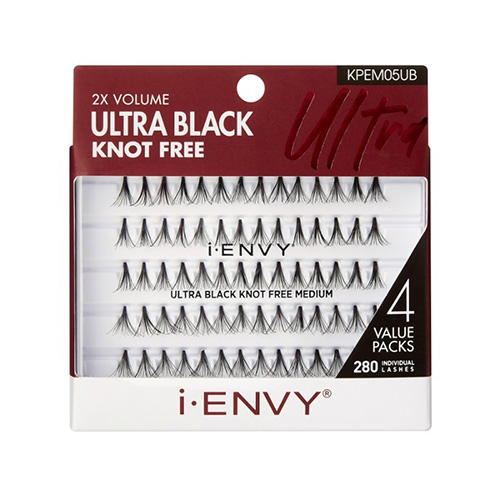 Ultra Black Knot Free Individual Lash 4 Value Packs (280pcs)