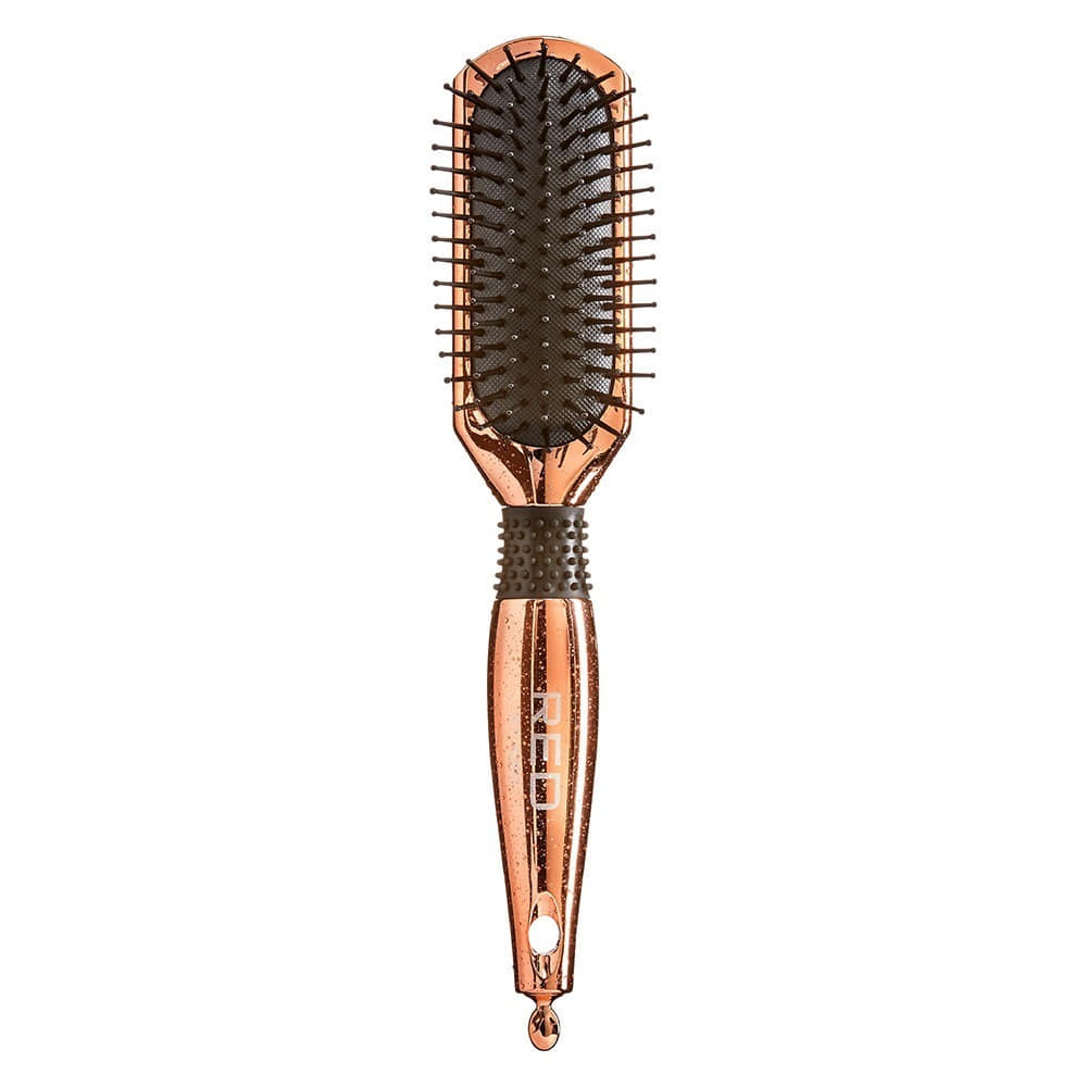 Rose Gold Chrome Paddle Brush Small Cushion