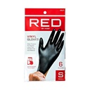Black Vinyl Gloves (6pcs)