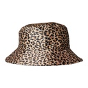 Reversible Satin Bucket Hat - Leopard
