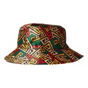 Reversible Satin Bucket Hat - Aztec