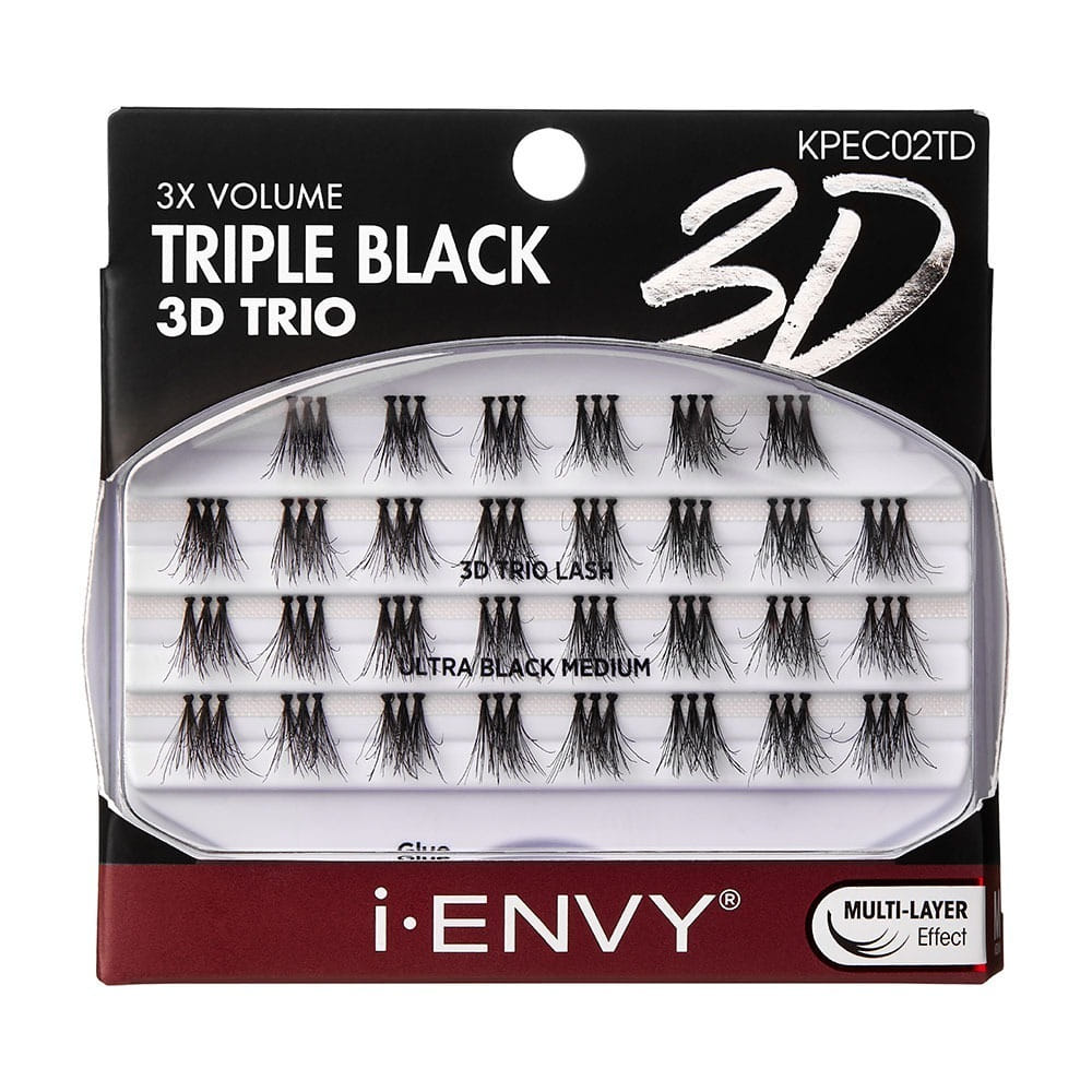 Triple Black Trio Lashes - 3D Trios