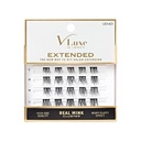 Extended Real Mink Cluster Lashes