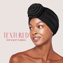 Textured Top Knot Turban