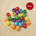 Jumbo Hair Beads (24pcs)