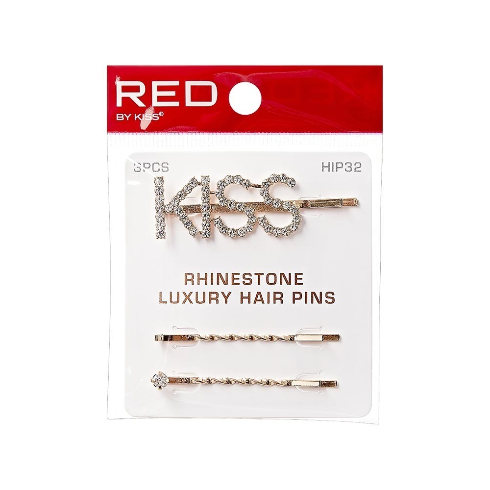 Rhinestone Bob Pin (3pcs)