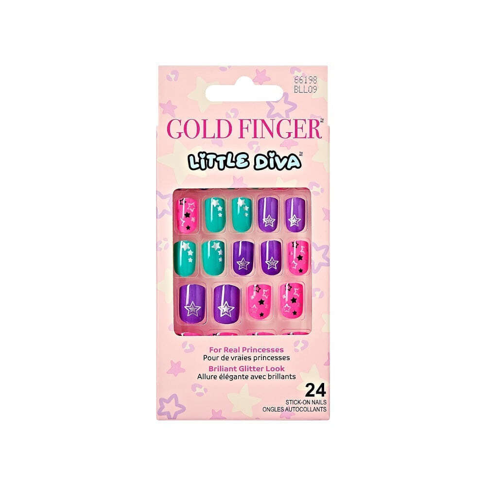Little Diva Sticker Nails - Funny Face