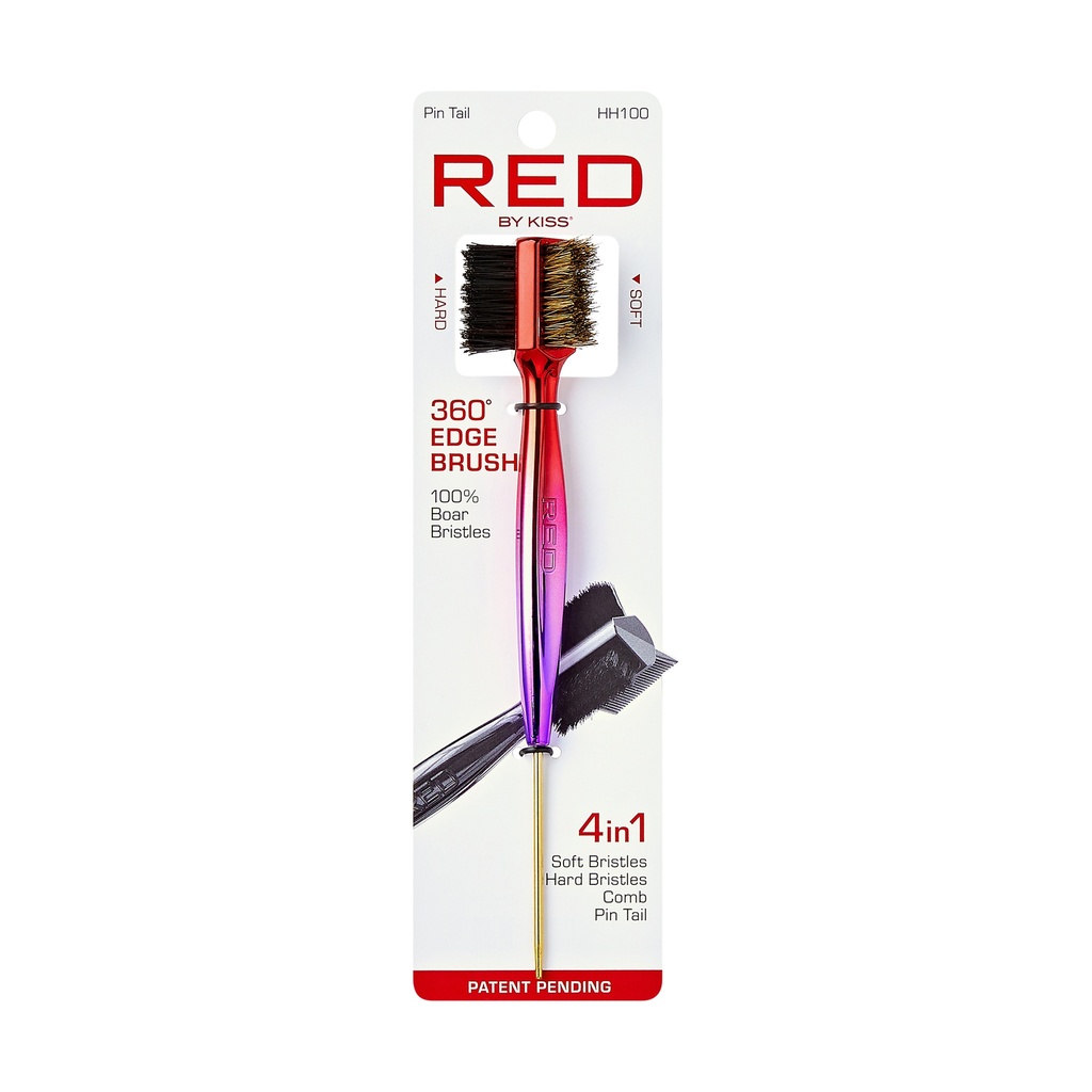 4-in-1 360° Edge Brush with Pin Tail