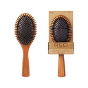 Evergreen Wooden Oval Paddle Hair Brush