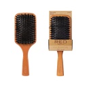 Evergreen Wooden Square Boar Paddle Hair Brush