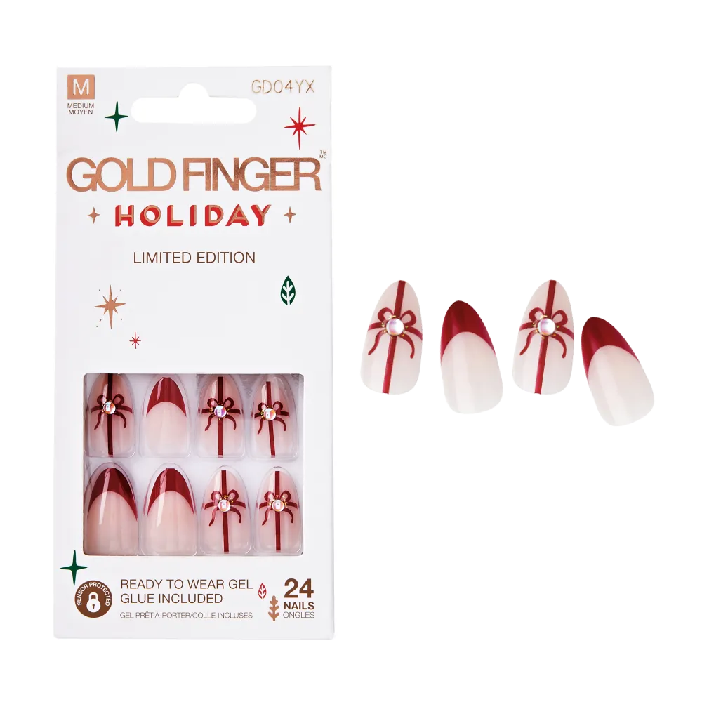 Gold Finger Holiday Limited Edition Nails
