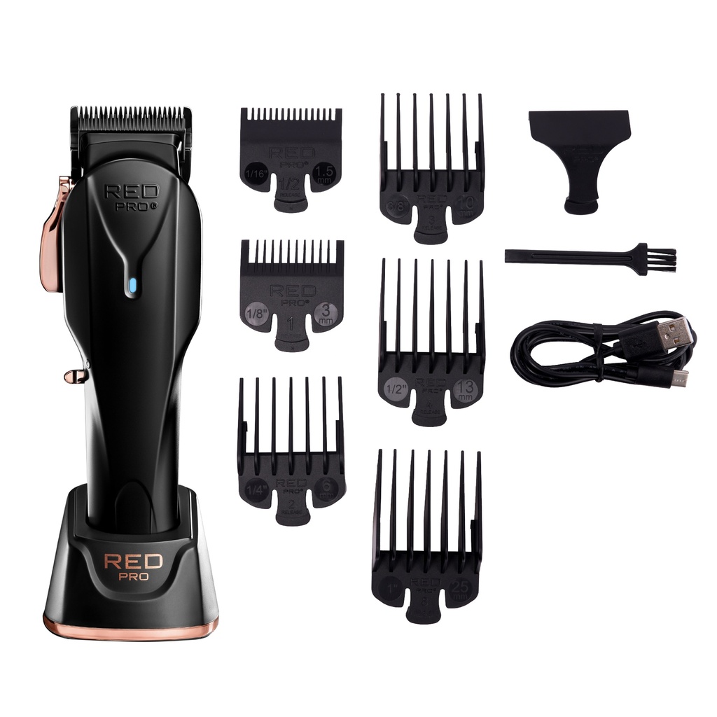 Professional Cordless Clipper - Matte Black (Charging Stand Included)