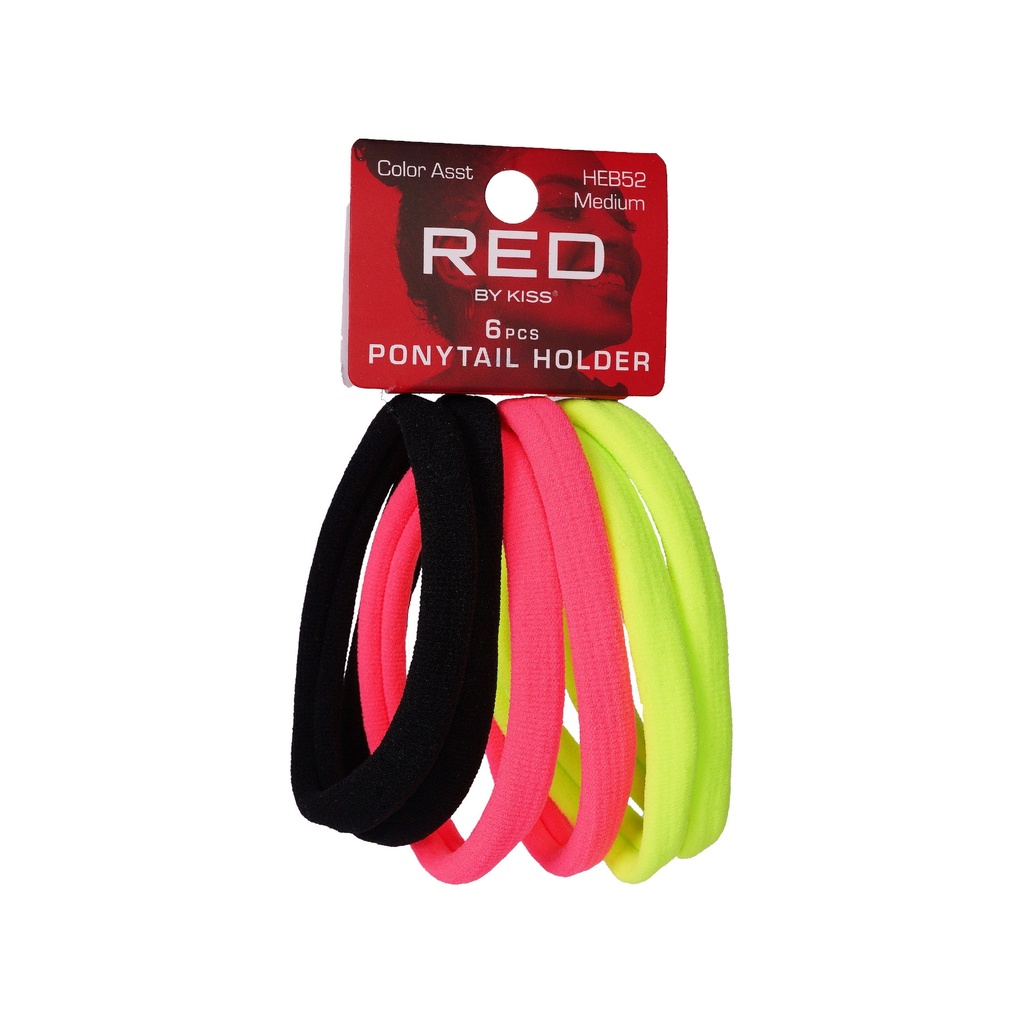 Ponytail Holder Medium Color Assorted (8pcs)