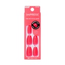 KISS imPRESS No-Glue Press-On Nails – Bright & Neon Colors, 30pcs