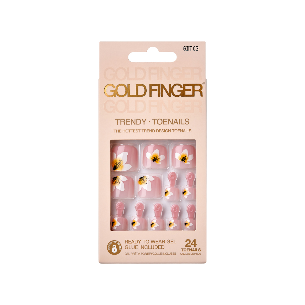 Trendy Toenails - Honey Daisy