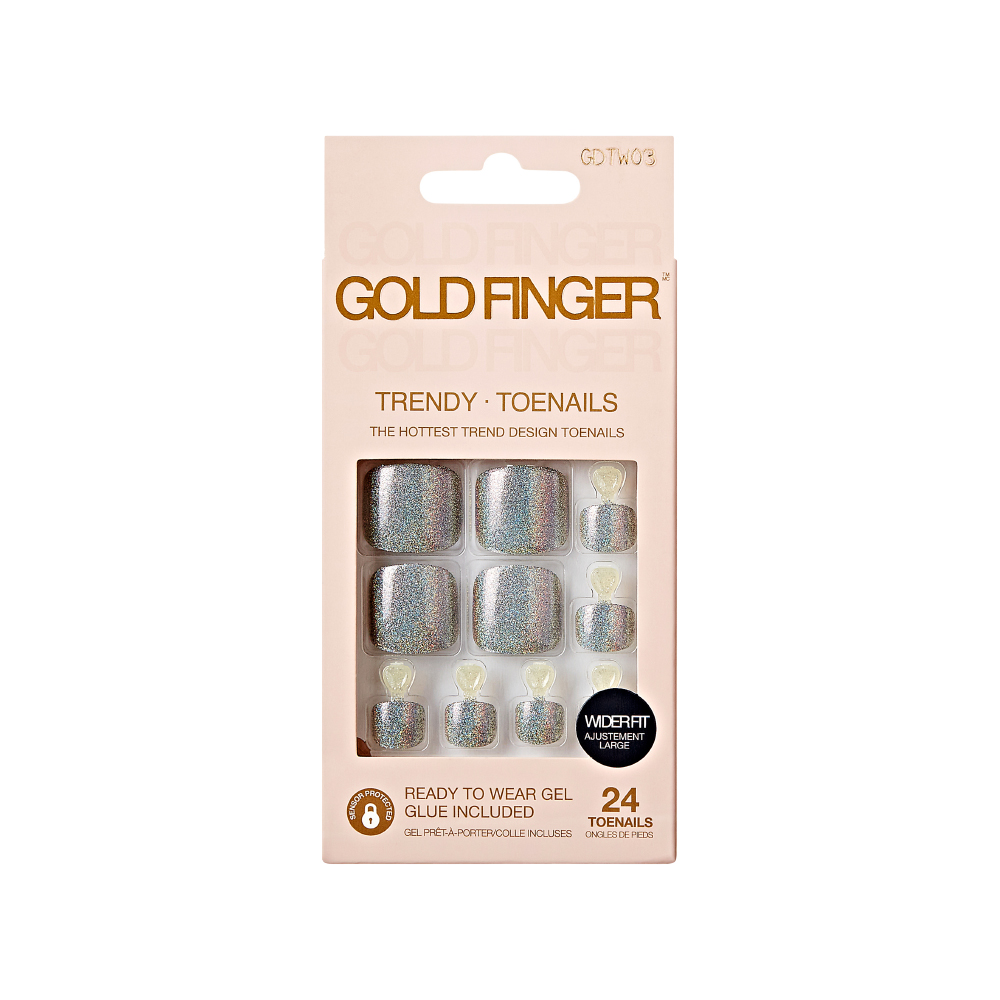 Trendy Wider Fit Toenails - Weekend