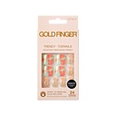 Trendy Wider Fit Toenails - Festive