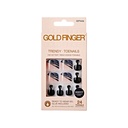 Trendy Wider Fit Toenails - Breeze