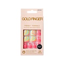 Trendy Wider Fit Toenails - Carnival