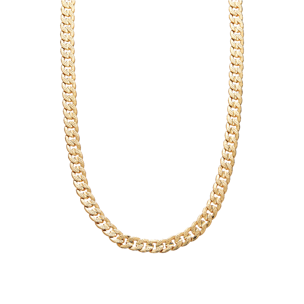 14K Gold Plated Cuban Chain Necklace