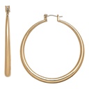 Gold / Silver Plated Hollow Hoop Earrings