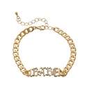 14K Gold Plated Babe Bracelet
