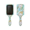 Square Paddle Designed Brush - Aqua Marble