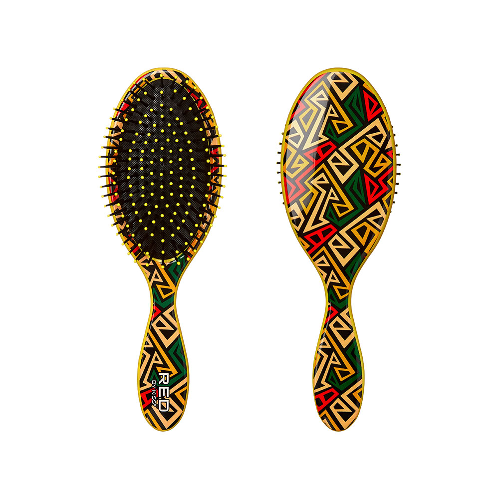 Oval Designed Brush - Bold Geometric