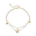 14K Gold Plated Butterfly Anklet