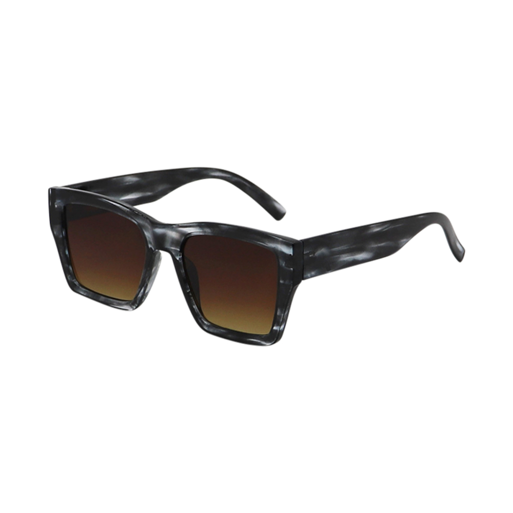 Striped Gradient Square Sunglasses #40