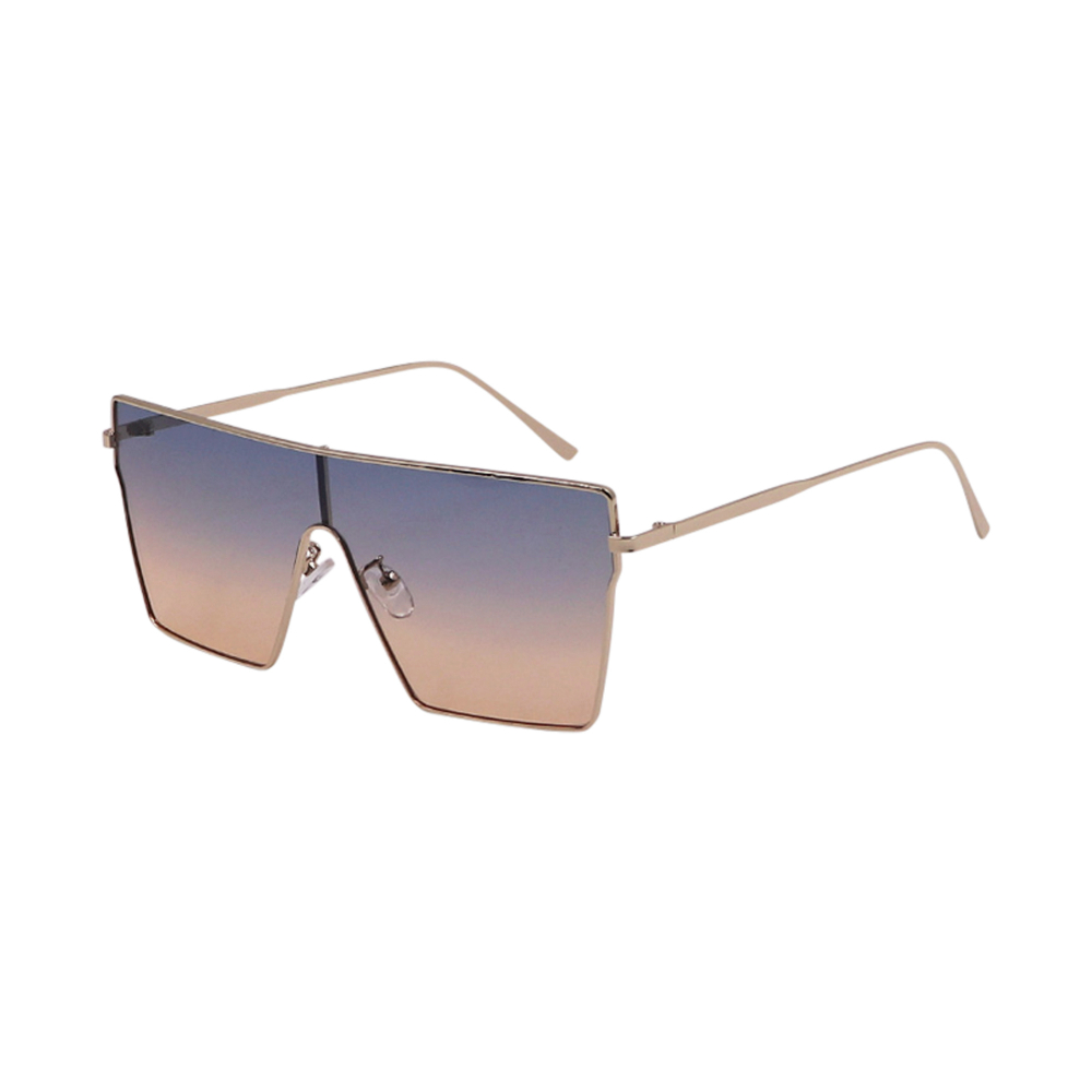 Oversized Flat Top Gradient Sunglasses #53