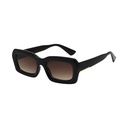 Classic Rectangular Black Sunglasses #60