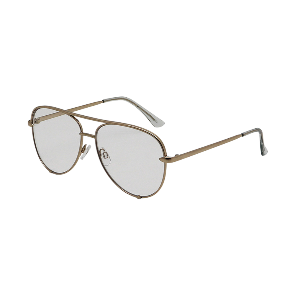 Clear Aviator Eyeglasses #49