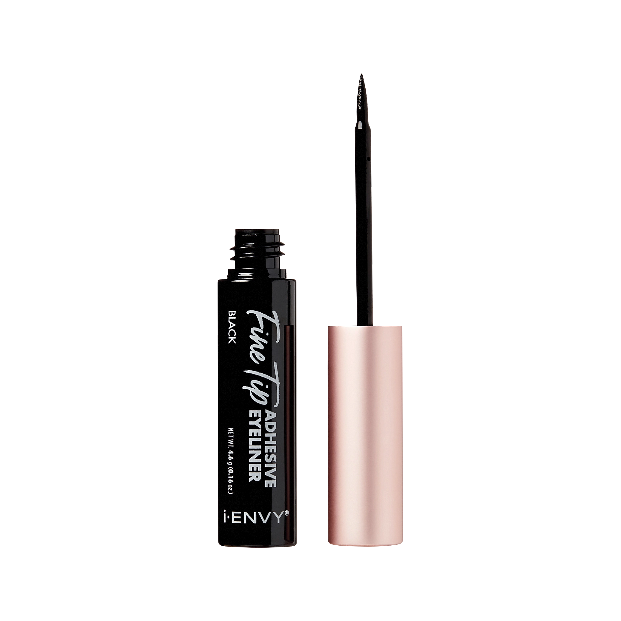 2-in-1 Brush-On Eyeliner Lash Glue - Black