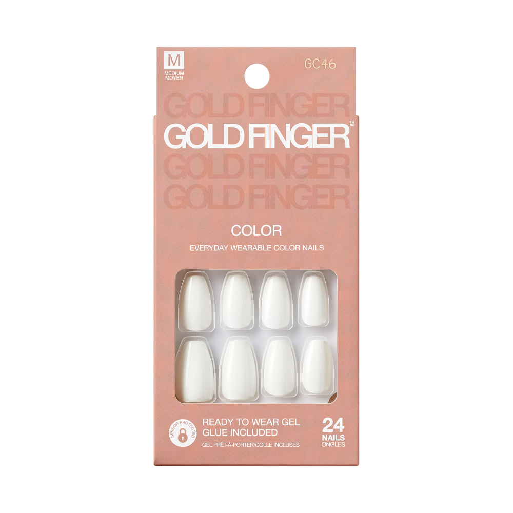 Solid Color Glue-On Fake Nails Collection