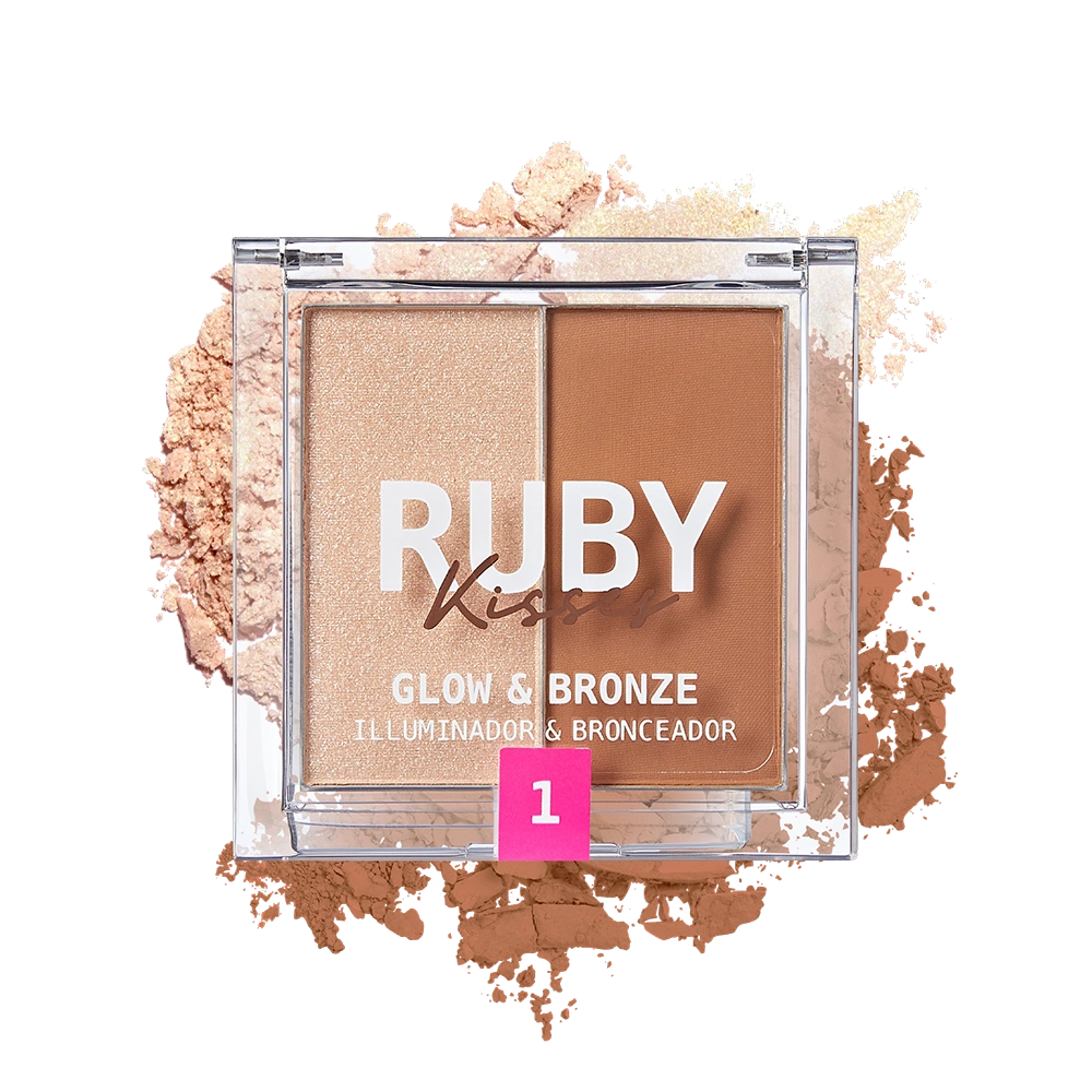 Glow & Bronze Highlighter Bronzer Duo