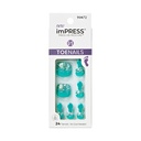 imPRESS Toe Nails - Sparkling Mint
