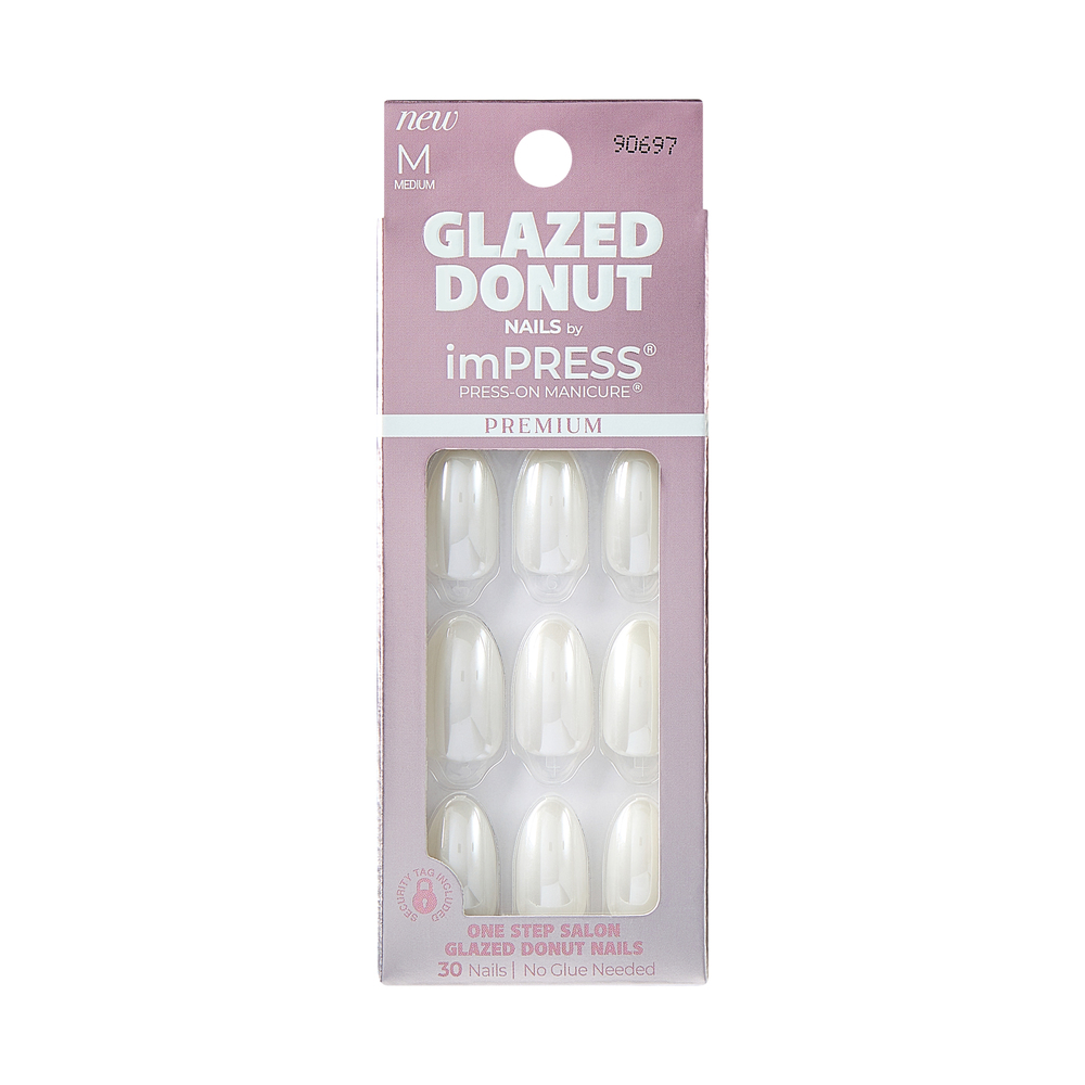 imPRESS Premium Glazed Donut Press On Nails - Vanilla Glazed