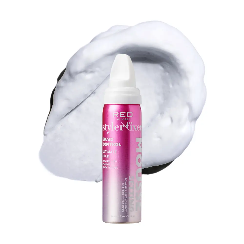 Frizz Control Setting Mousse For Braid And Curls