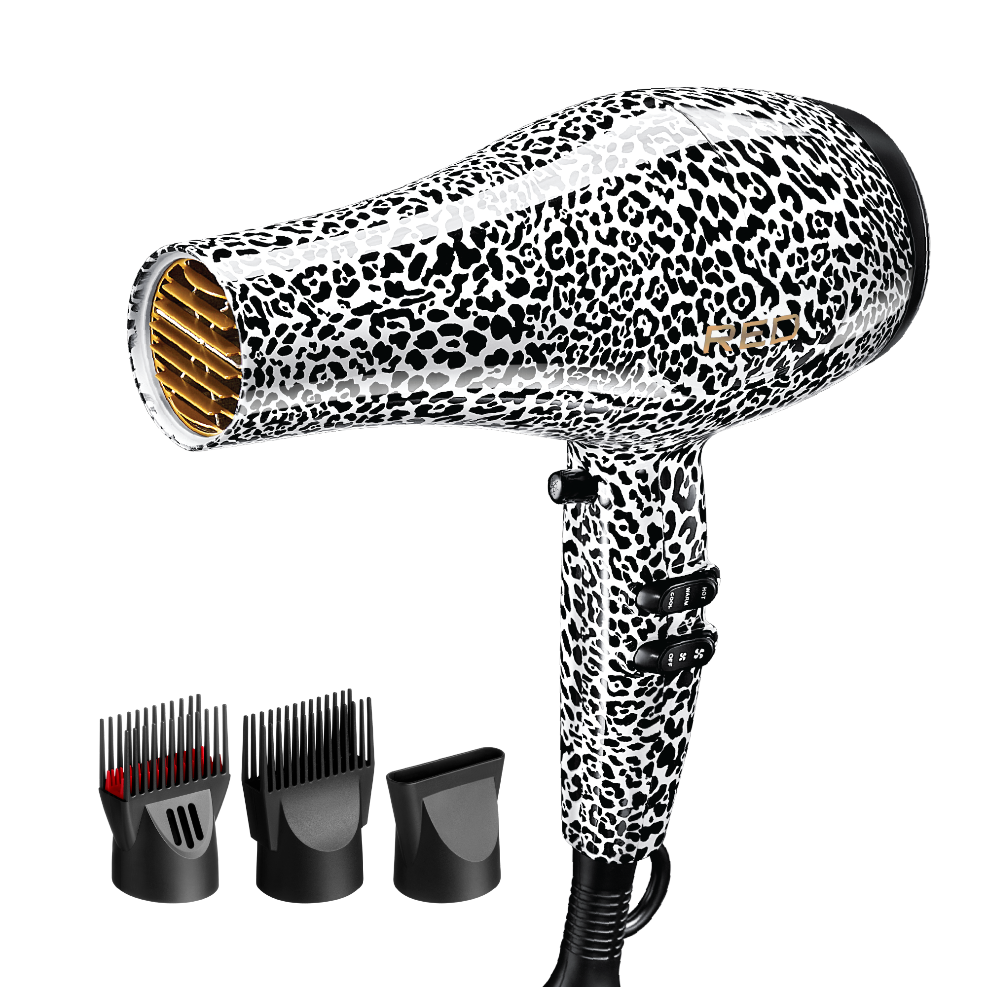 3200 Detangler Dryer 3 Styling Attachments