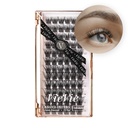 Natural Wispy Wide Band Cluster Lashes 72pcs