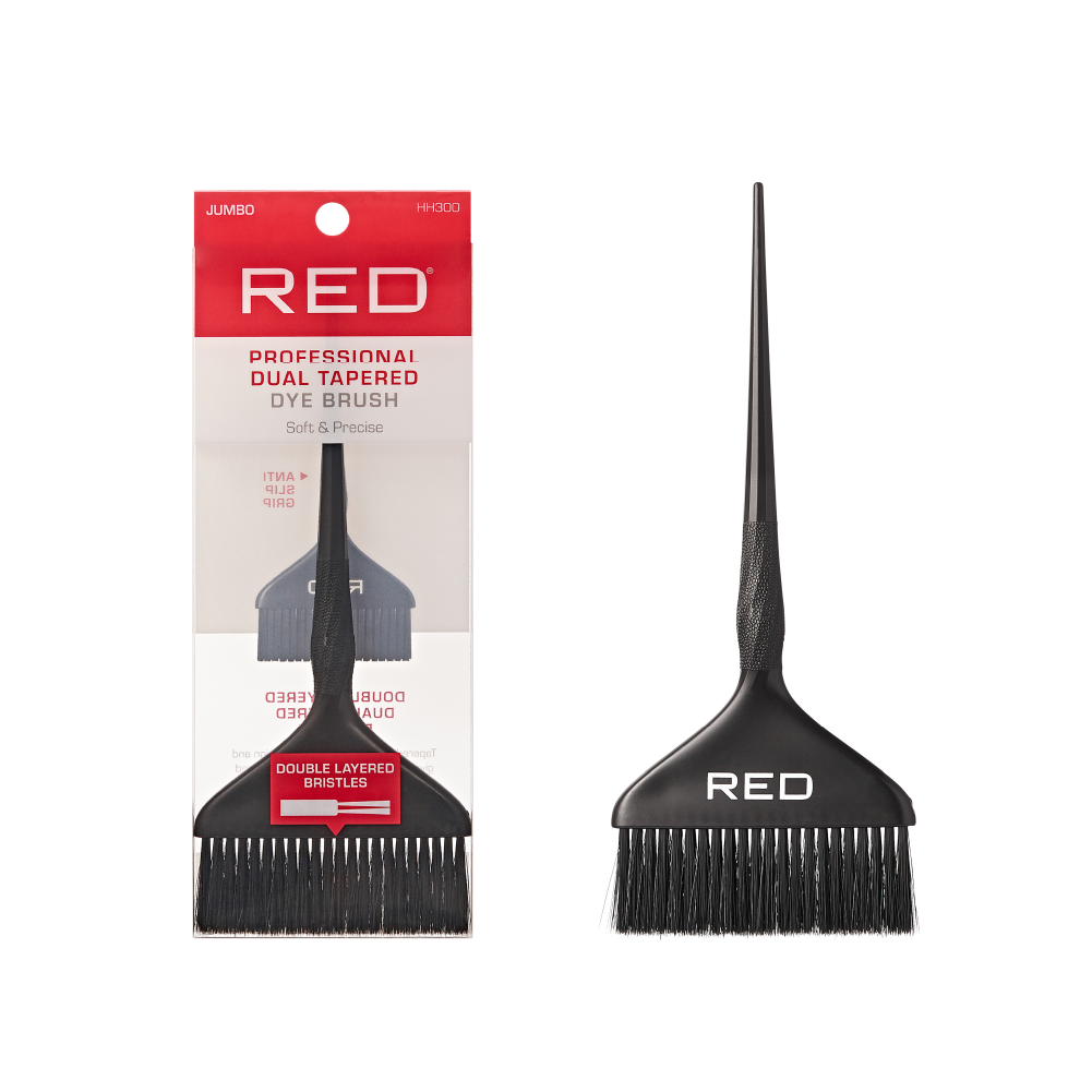 Professional Dual Tapered Hair Dye Brush for Precision Application