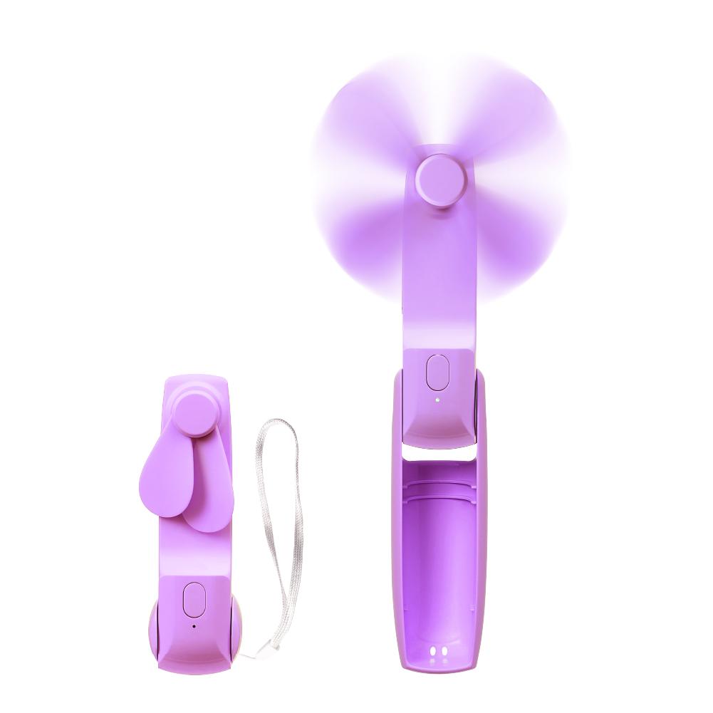 Portable Mini 2-in-1 Pocket Fan & Power Bank – Handheld Rechargeable USB-C Travel Fan